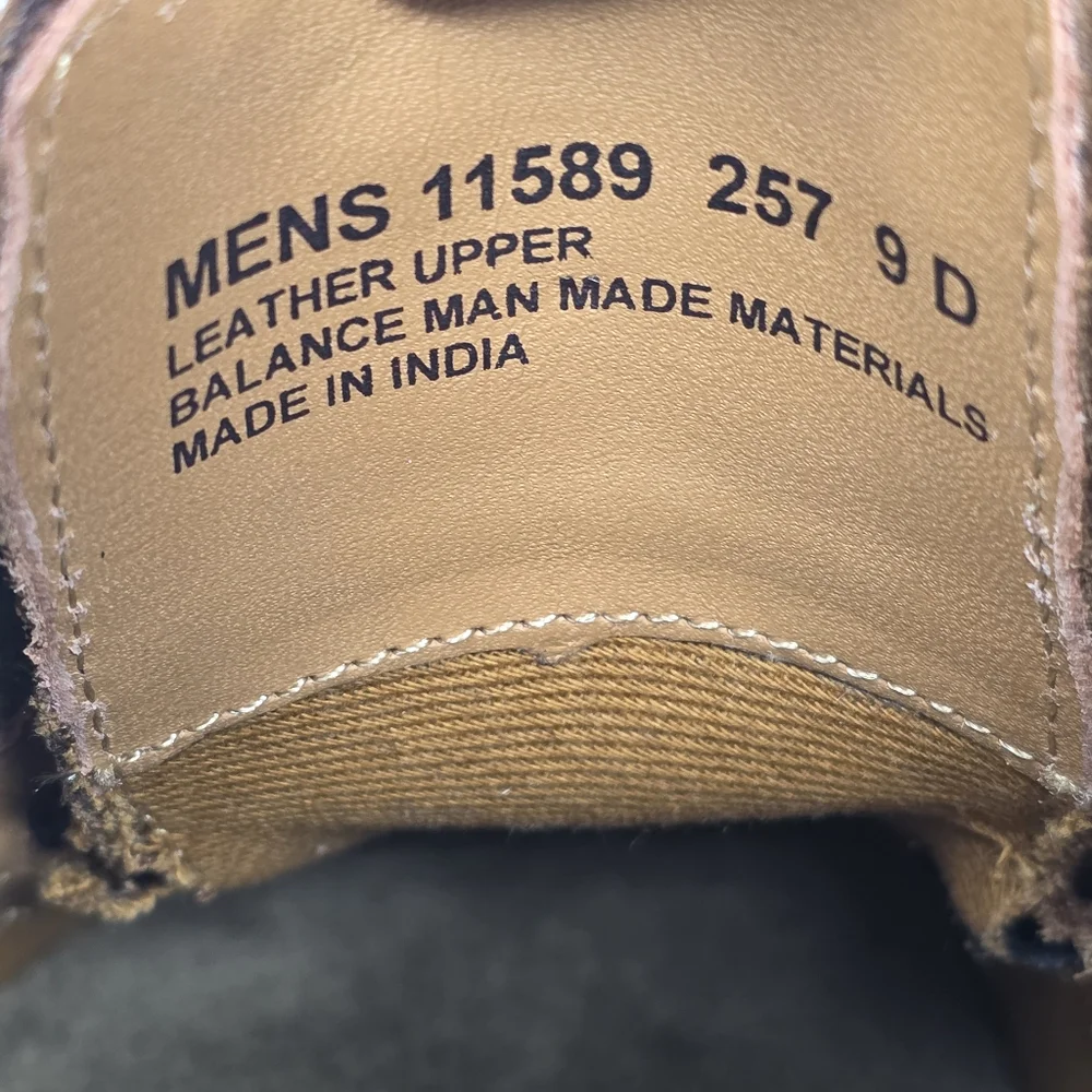 NEW Florsheim Marino Oxford Cap Toe Men's Size 9D Saddle Tan #11589‎ 257 No Box.